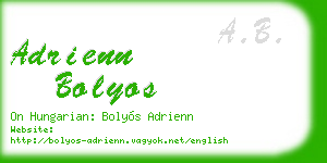 adrienn bolyos business card