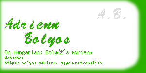 adrienn bolyos business card